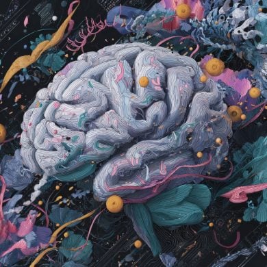 This shows a brain.