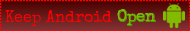[Keep Android Open]